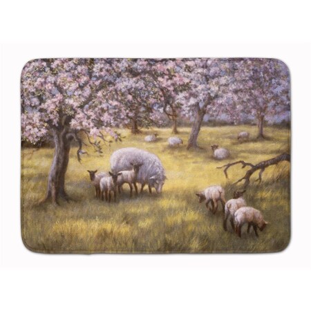 Carolines Treasures Sheep by Daphne Baxter Machine Washable Memory Foam Mat BDBA0133RUG
